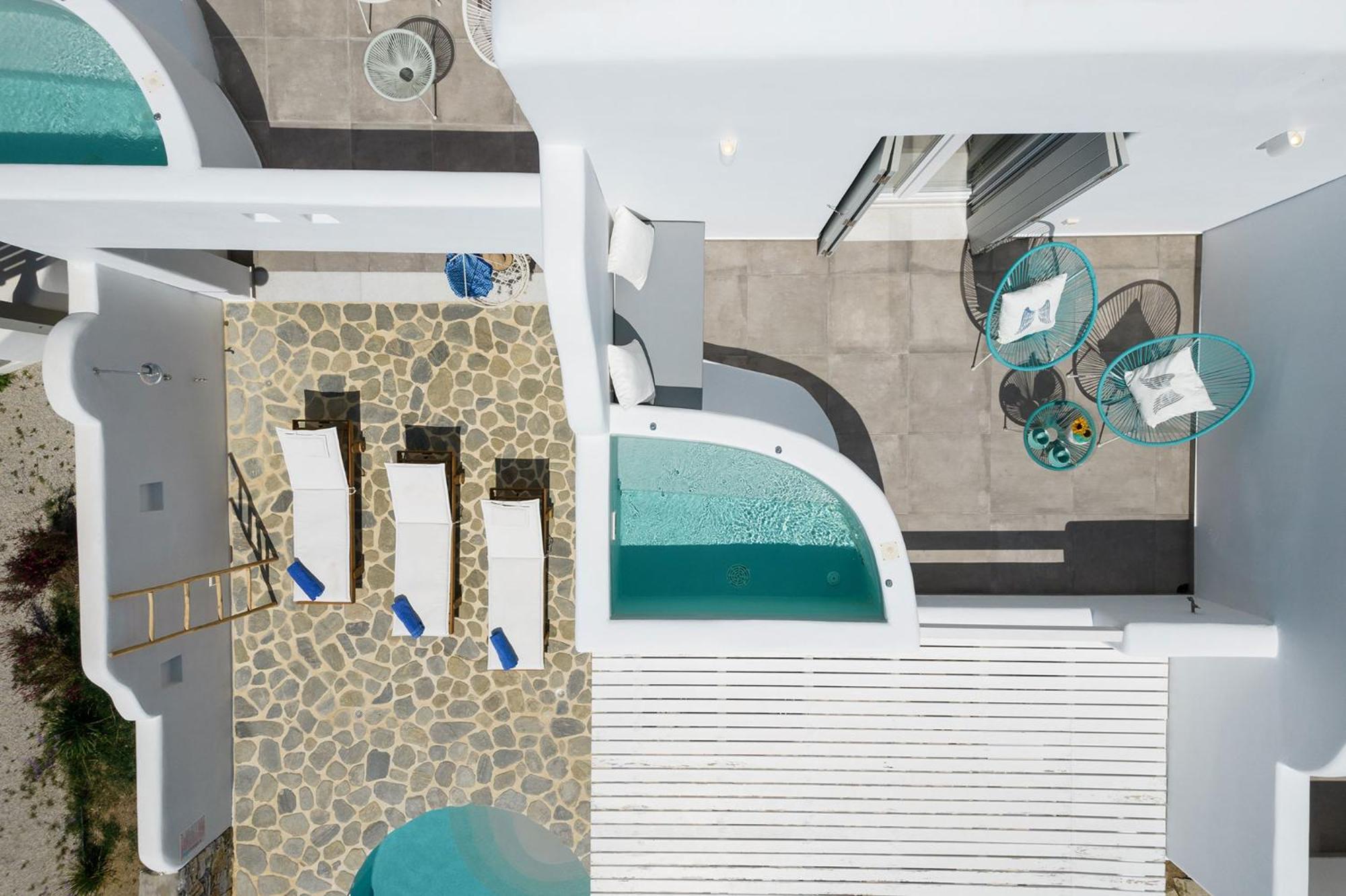 Helen Beach Front Luxury Villas Kastraki  Bagian luar foto