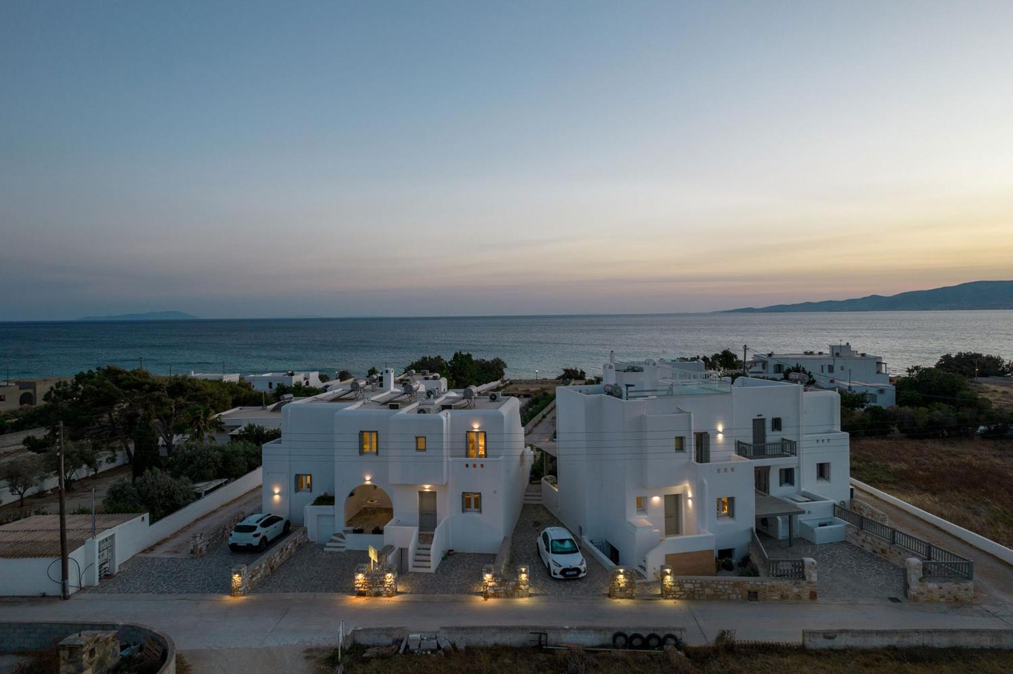 Helen Beach Front Luxury Villas Kastraki  Bagian luar foto