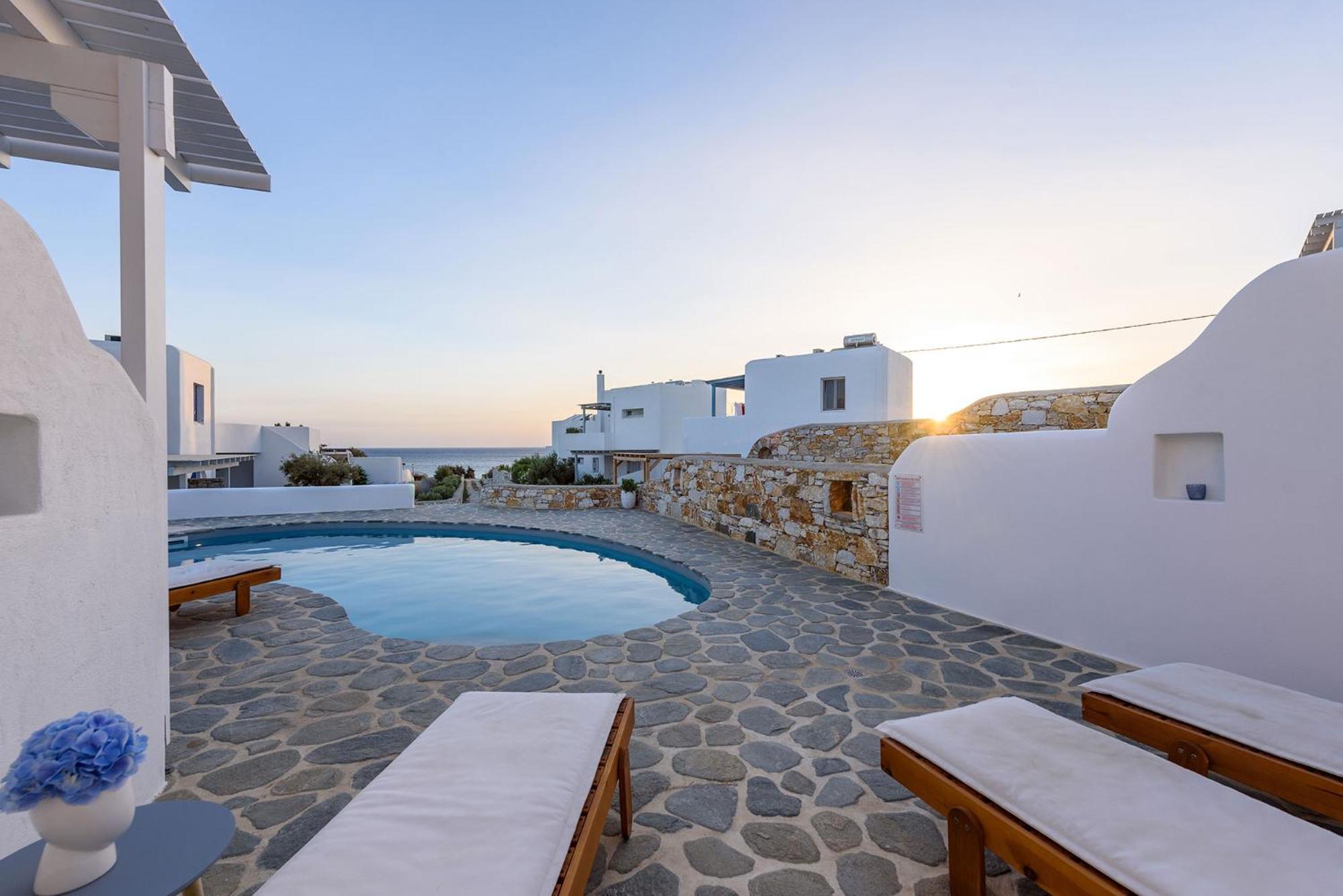 Helen Beach Front Luxury Villas Kastraki  Bagian luar foto