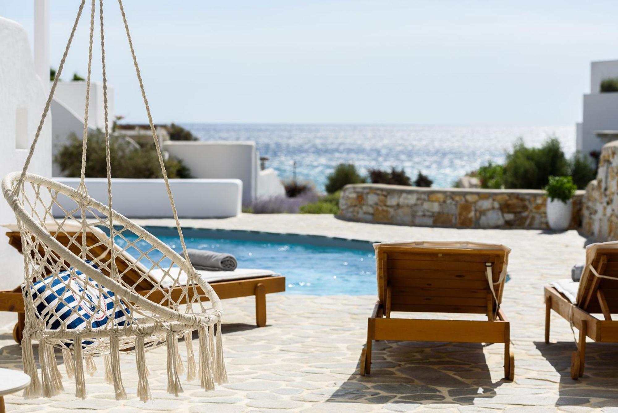 Helen Beach Front Luxury Villas Kastraki  Bagian luar foto