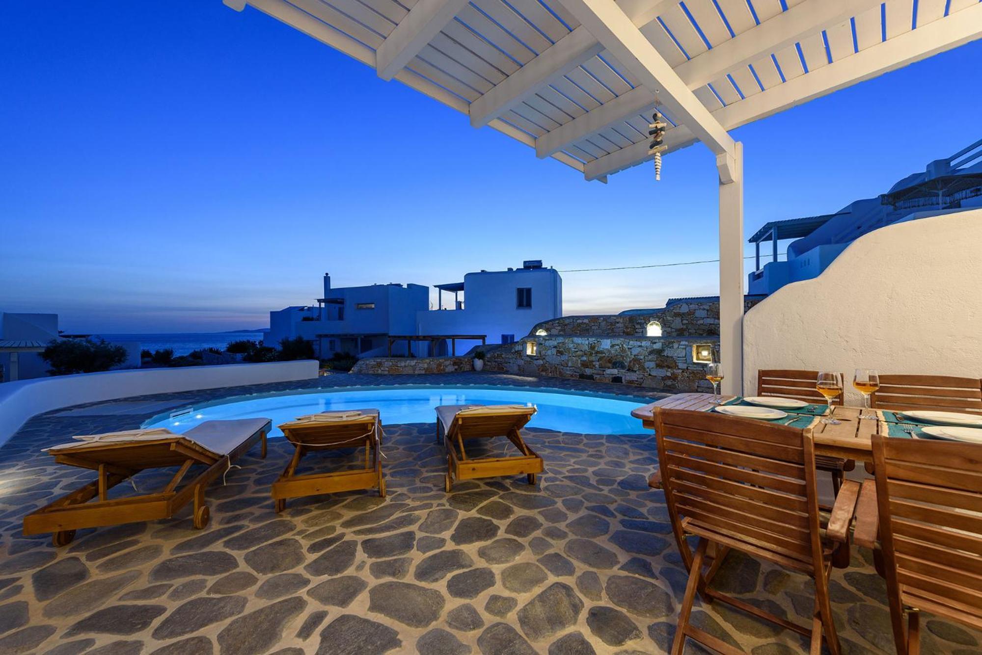 Helen Beach Front Luxury Villas Kastraki  Bagian luar foto