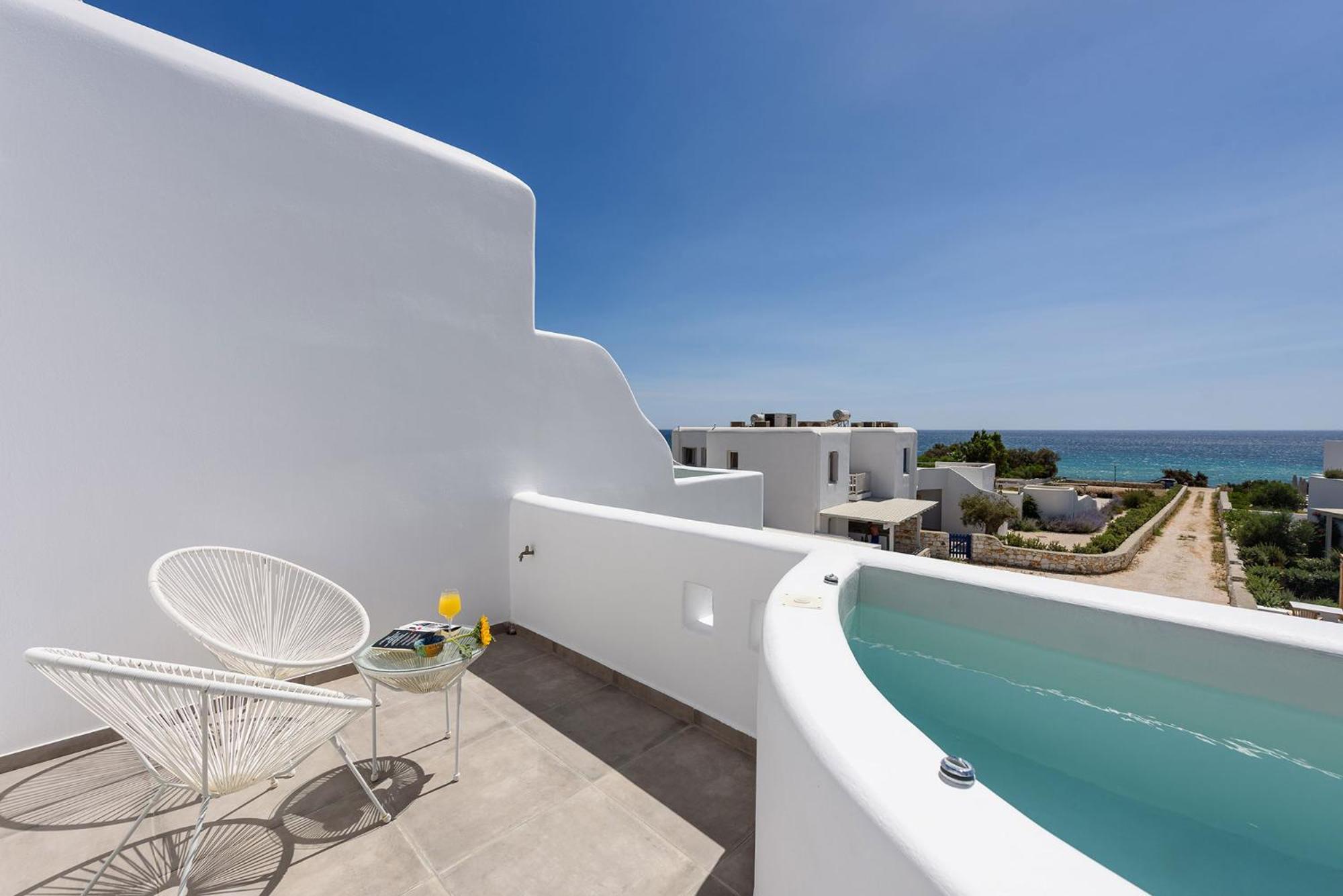 Helen Beach Front Luxury Villas Kastraki  Bagian luar foto