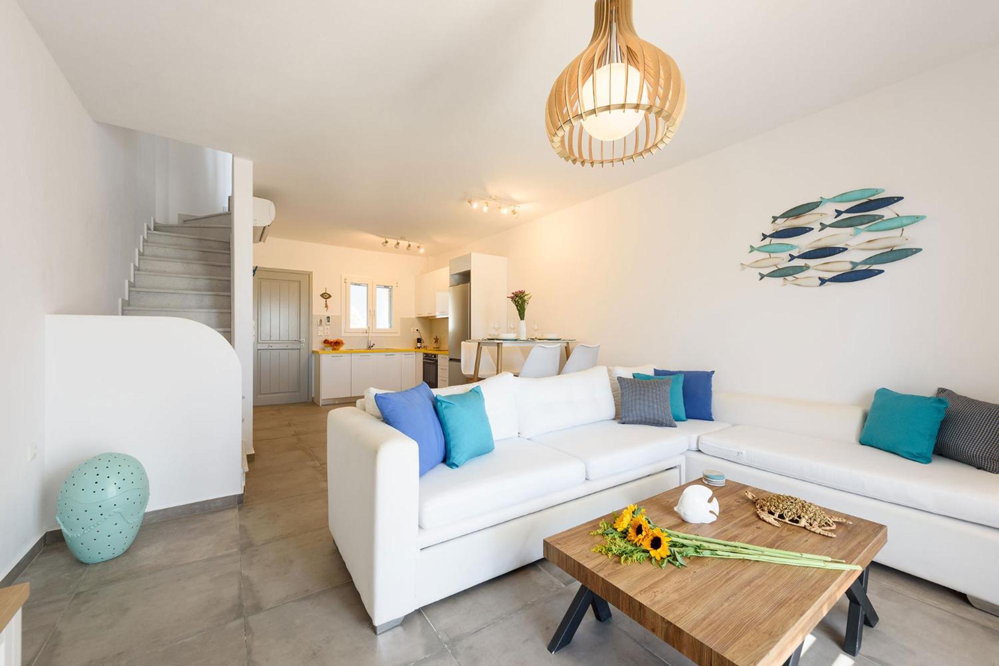 Helen Beach Front Luxury Villas Kastraki  Bagian luar foto