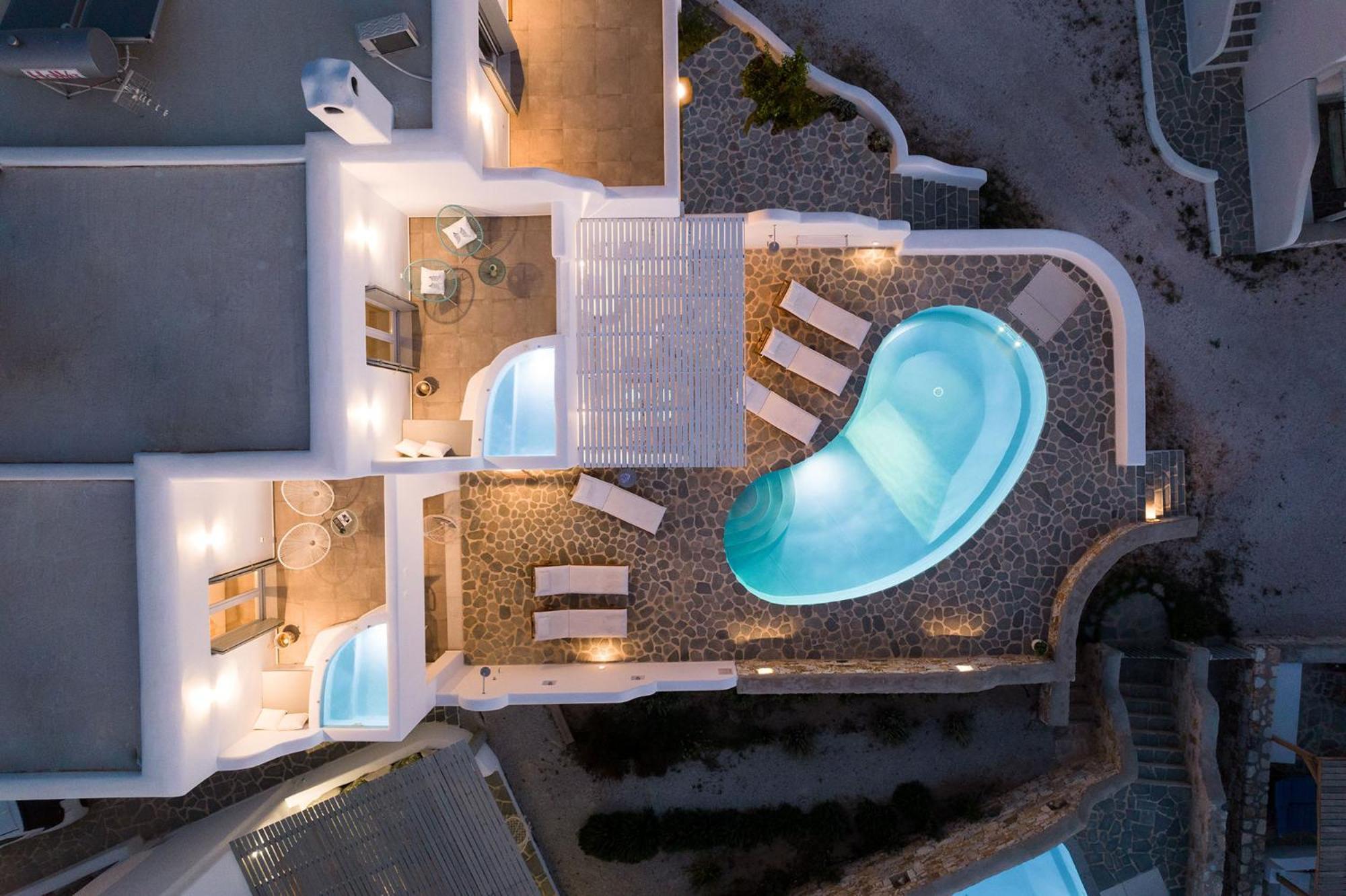 Helen Beach Front Luxury Villas Kastraki  Bagian luar foto