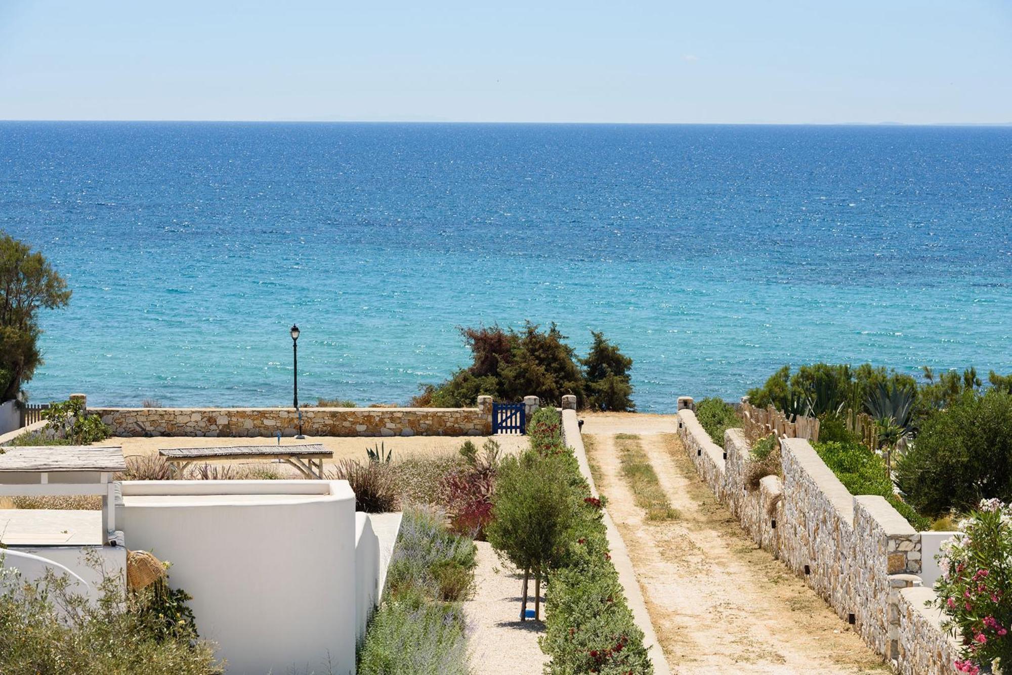 Helen Beach Front Luxury Villas Kastraki  Bagian luar foto