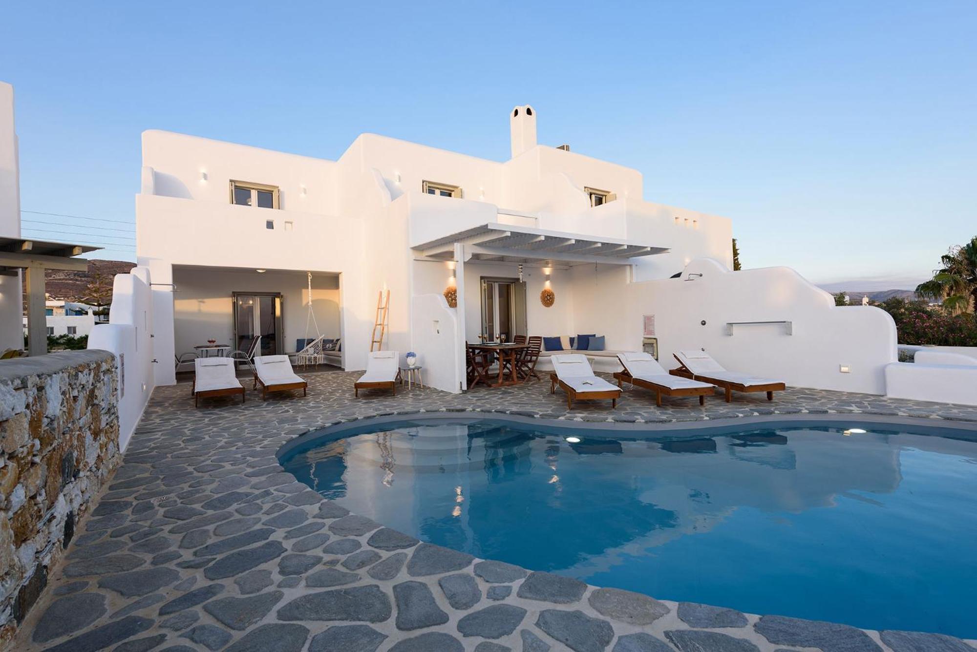 Helen Beach Front Luxury Villas Kastraki  Bagian luar foto